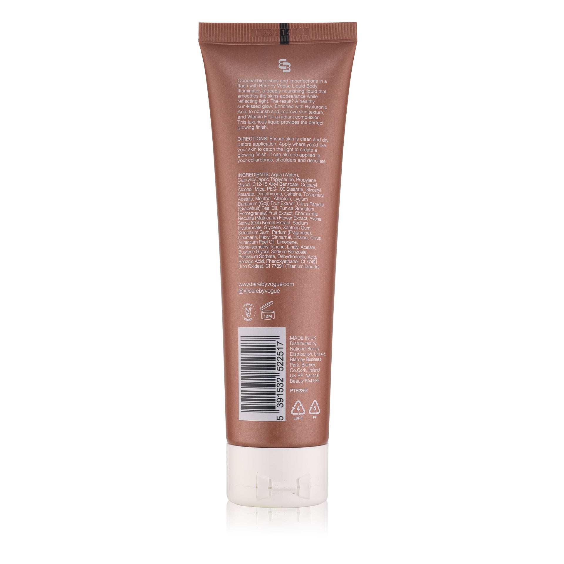 Liquid Body Illuminator and Body Brush