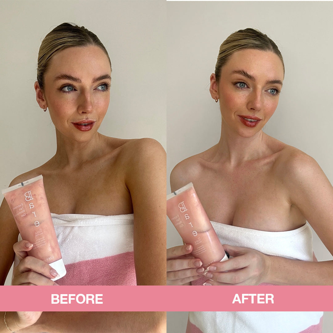Before And After Express Tan Removal Gel