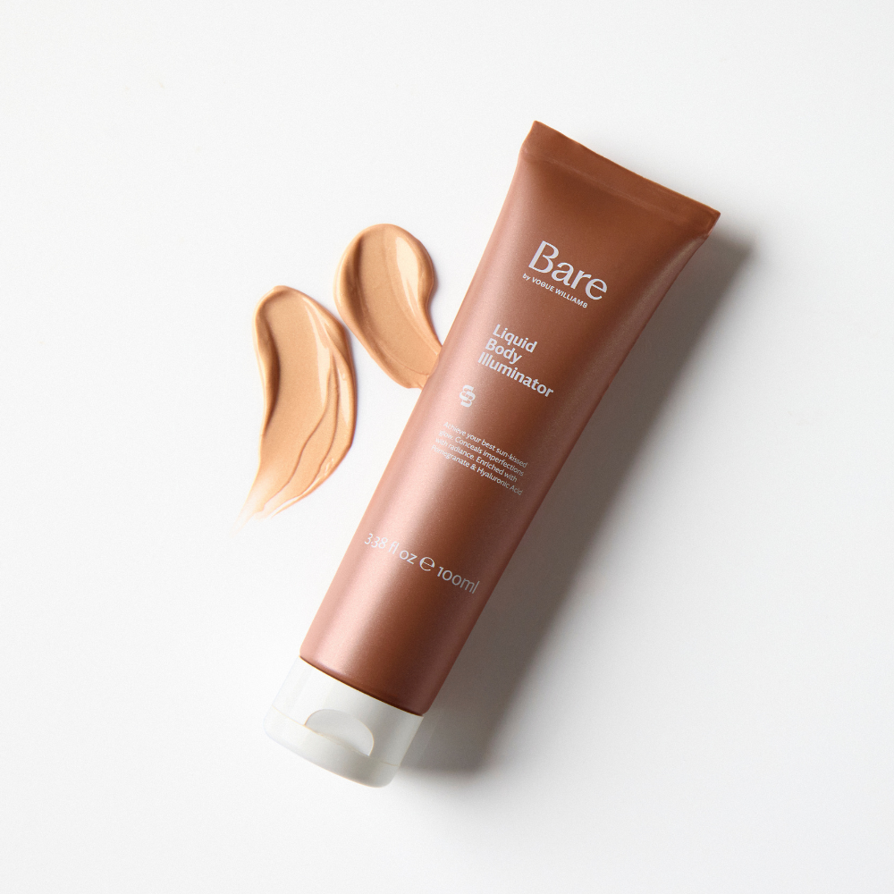 Liquid Body Illuminator and Body Brush
