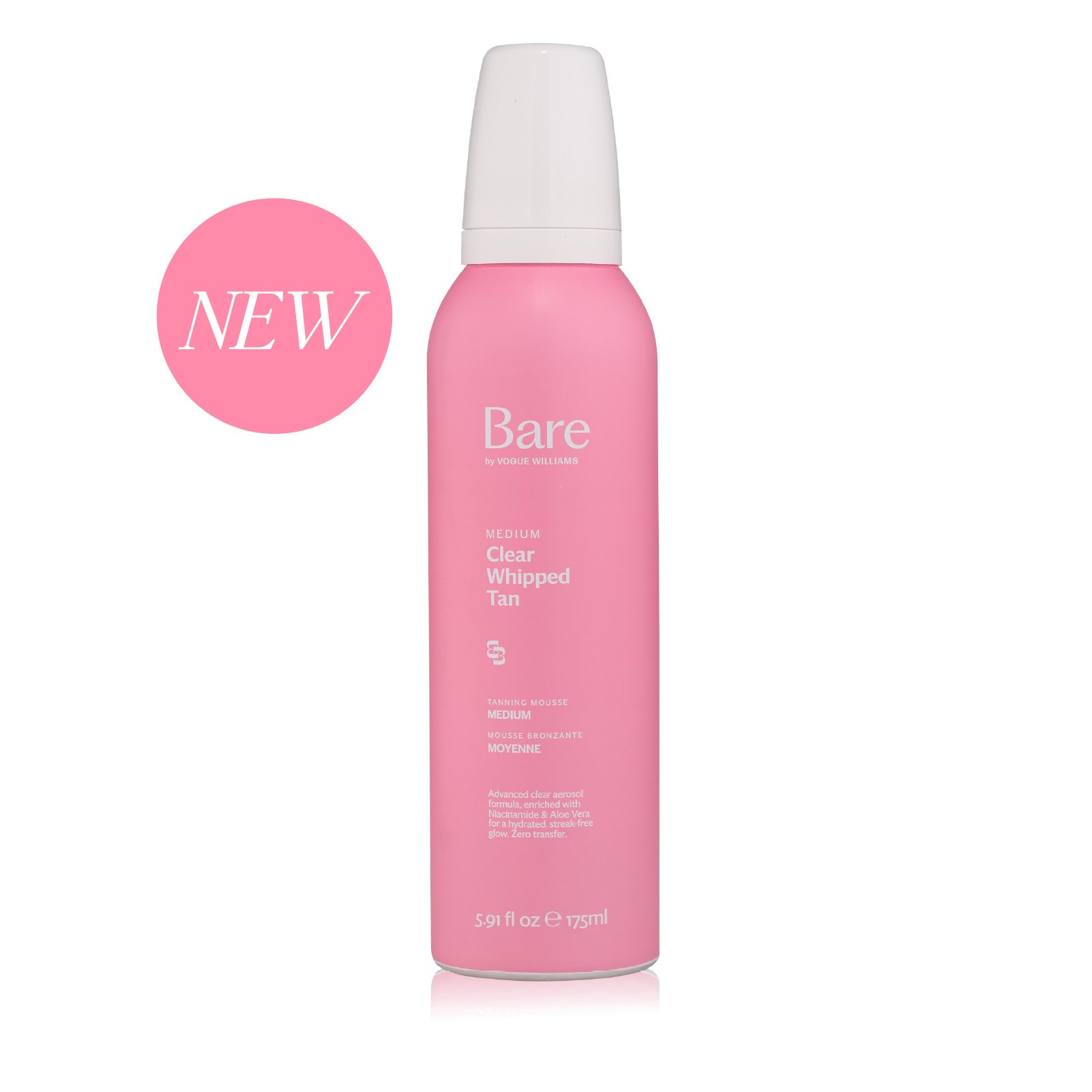 Clear Whipped Tan - Medium