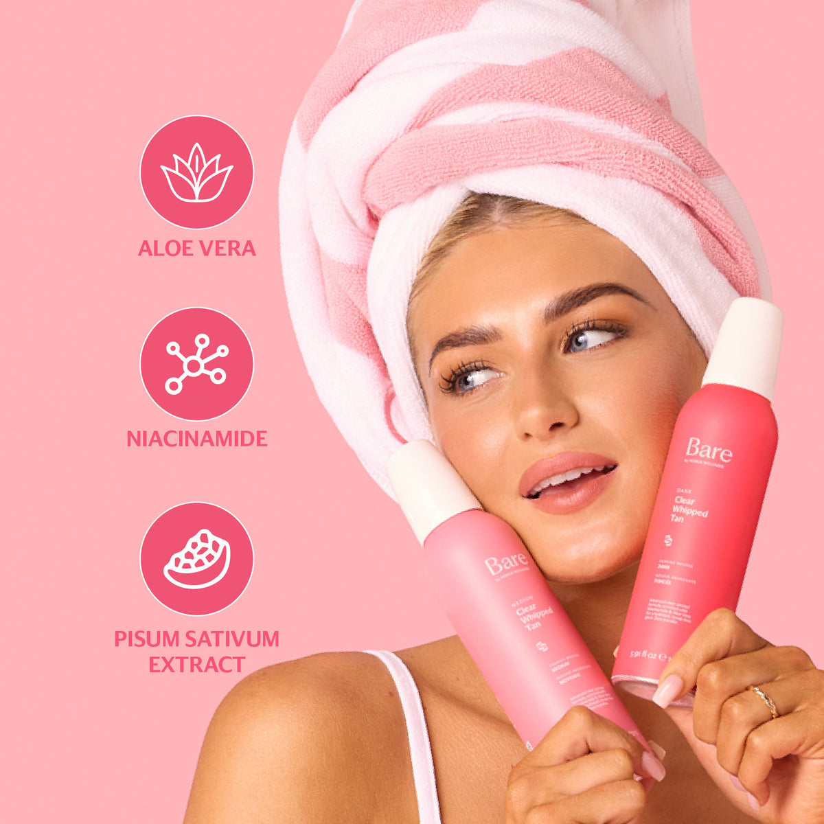 Clear Whipped Tan - Medium